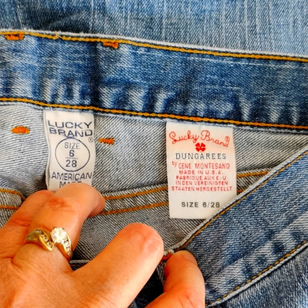 🍀 ⚠️ 👖 Jeans LUCKY BRAND Mom High  VINTAGE JEANS 29" - Picture 3 of 16